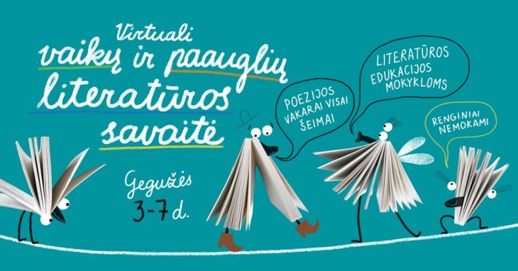 Virtuali vaikų ir paauglių literatūros savaitė 2021