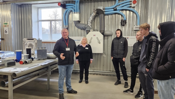 Ekskursija Vilniaus komunalinių paslaugų mokykloje